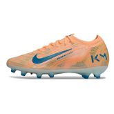 Chuteira Infantil Campo Nike Air Zoom Mercurial Vapor 16 Elite AG Mbappe Laranja Pack